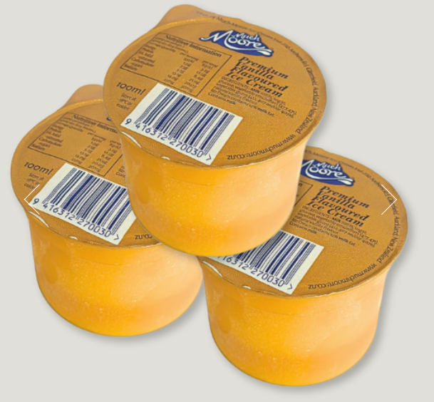 Vanilla Ice Cream Tubs