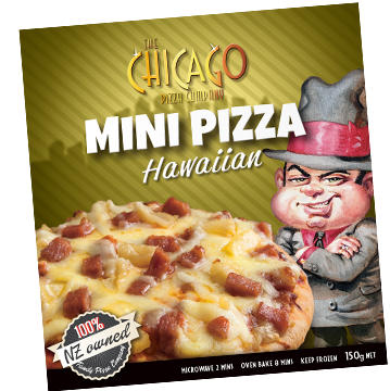 Chicago Mini Pizza - Ham & Pineapple (24 x 150g)