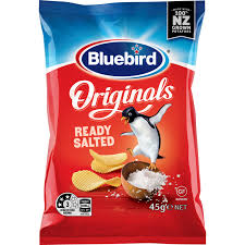 Blue Birds Chips - Ready Salted (24 x 45g)