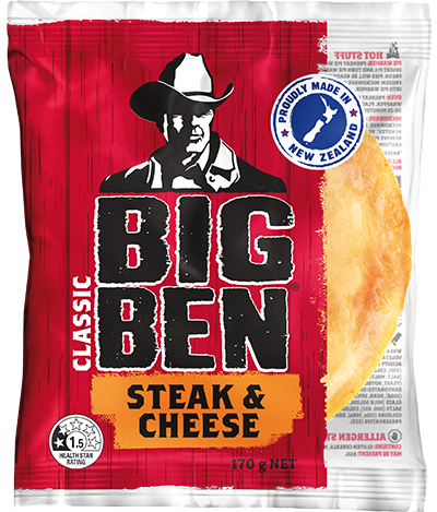 Big Ben Pies - Steak & Cheese (170g)