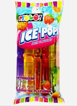 Frut-O Fruit Flavoured Ice Pops 75ml (10pk)